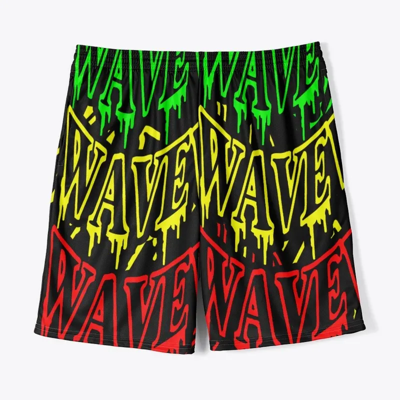 "Rasta Big Drip" Shorts