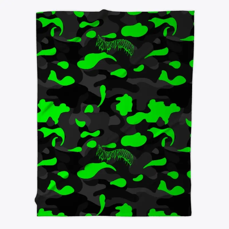 "Wave Camo" Blanket