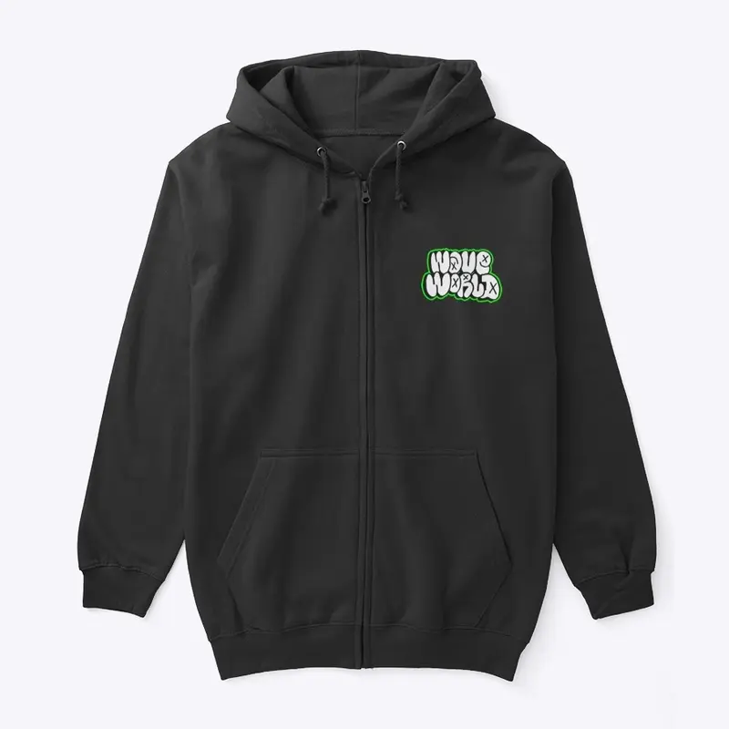 “Wave Graffiti” Zip-Up