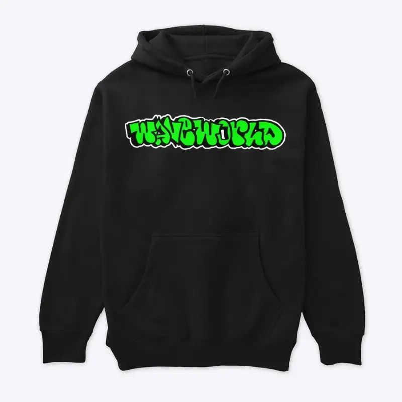 “Wave Graffiti (Green)” Hoodie