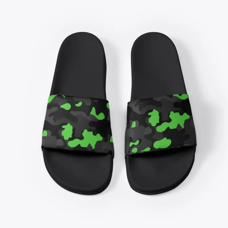 "Color Camo" Slides (black)